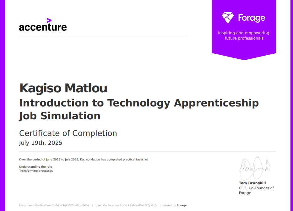 Accenture Certification